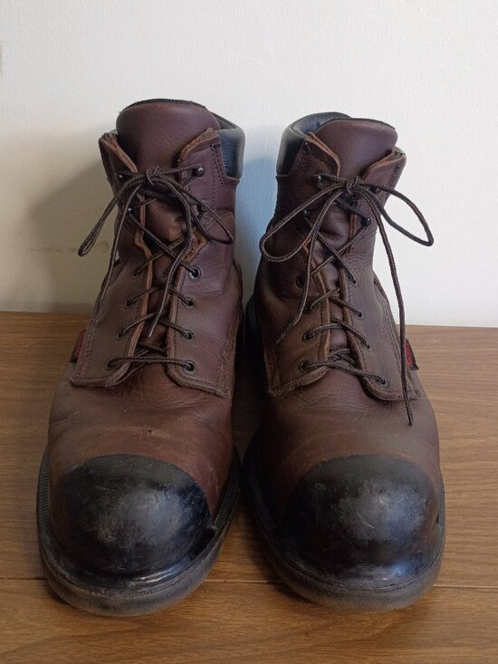 RED WING Sz. 14US/48EU 2240 SuperSole Safety Rated Work Boot w Tuff Toe App